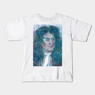 JEAN DE LA FONTAINE oil portrait Kids T-Shirt